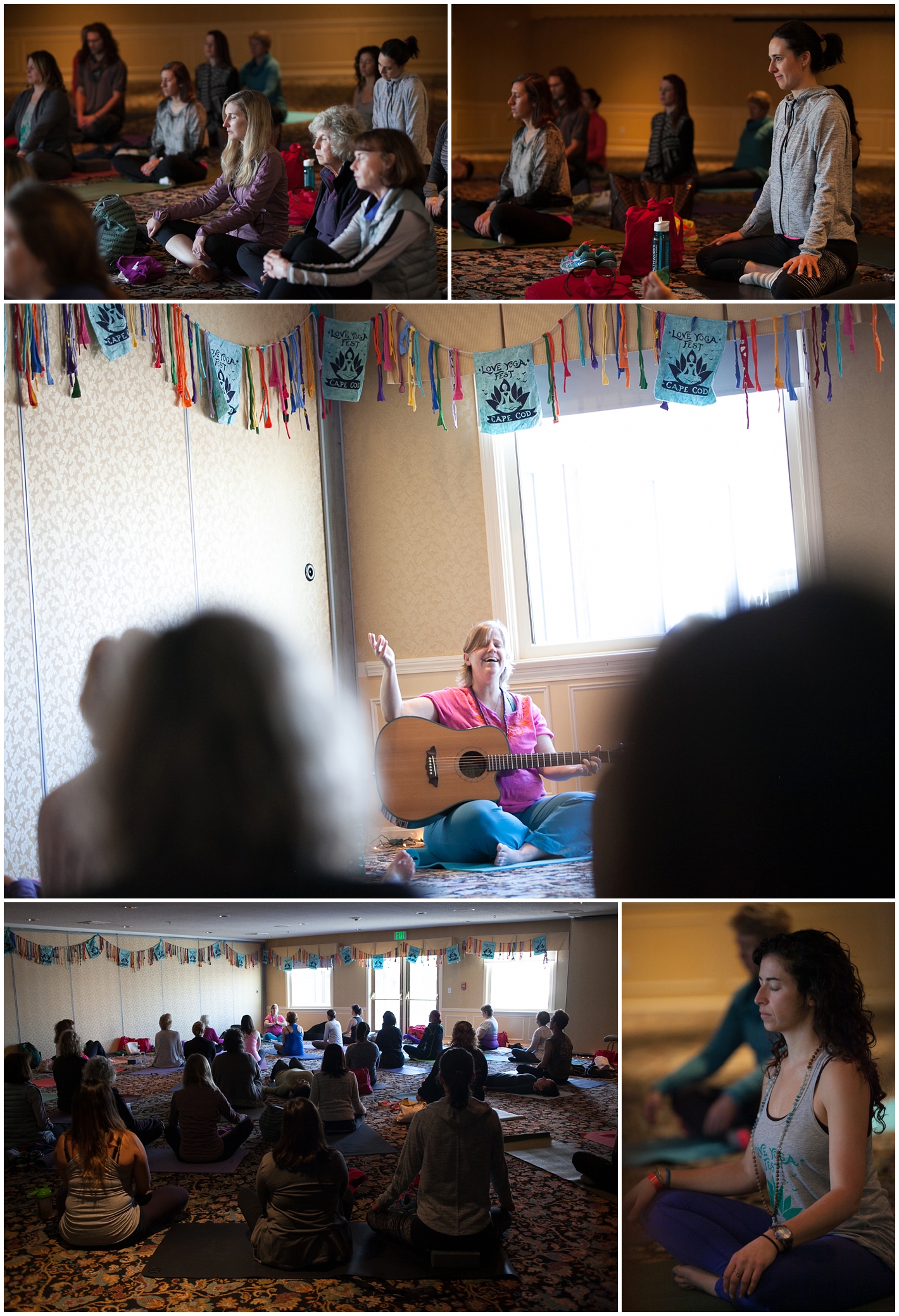 Musical meditation at Cape Cod yoga retreat